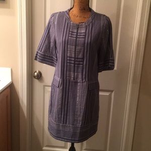 Trendy blue dress BCBG dress, never been worn